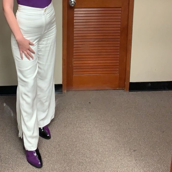 SHEIN purple and black boots - Picture 2 of 5